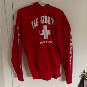 Miami Beach lifeguard hoodie